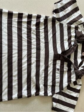 Mossimo Supply Co. Black and White Striped Top
